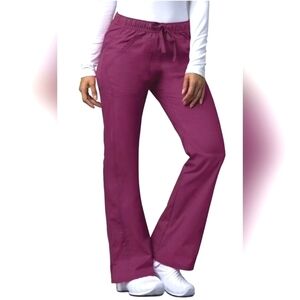 NWOT, Dickies EDS Signature Scrub Pants, Low Rise, Straight Leg Drawstring, Pink